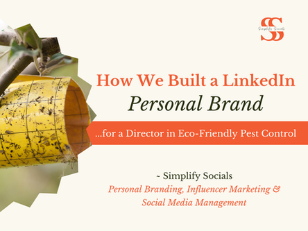 How We Built a Powerful LinkedIn Personal Brand for a Director in Eco-Friendly Pest Control