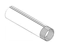 Round downspout profile in 4 and 6 inch sizes