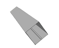 Custom size downspout profile