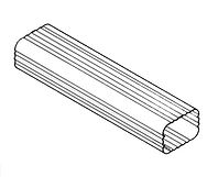 Corrugated downspout profile in 3x4 and 4x5 inch sizes