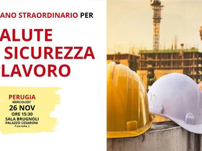 LA SALUTE E LA SICUREZZA SUL LAVORO - 26 novembre 2025            