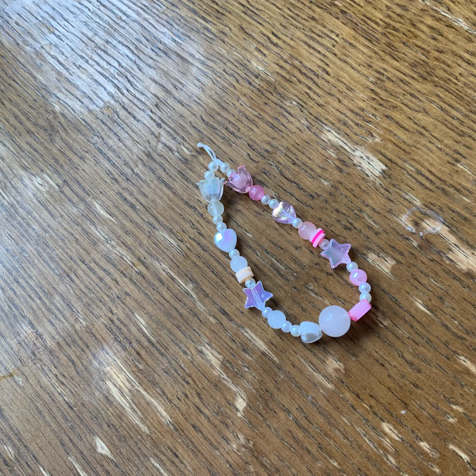 Cute trendy pink phone charm!