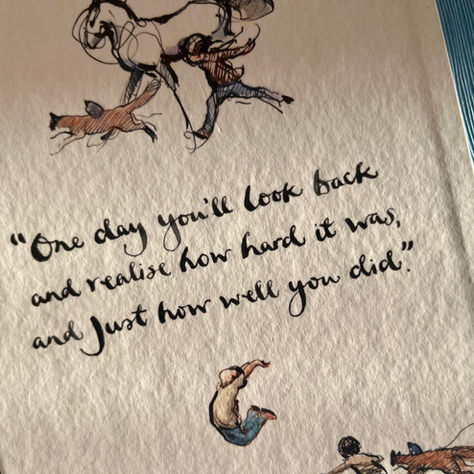 ‘Always Remember…Progress doesn’t always mean pushing forward’