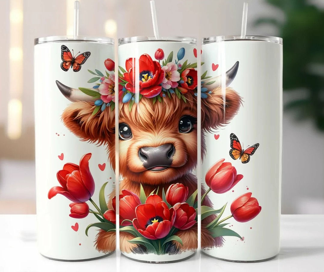 Cute Cow Tulip