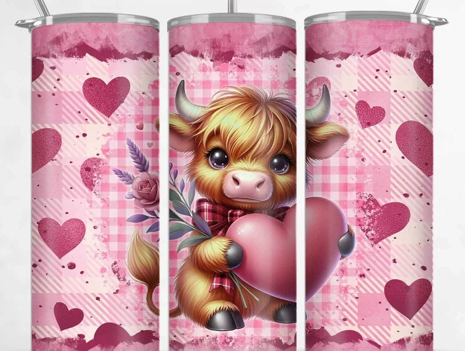 Valentine Highland Cow