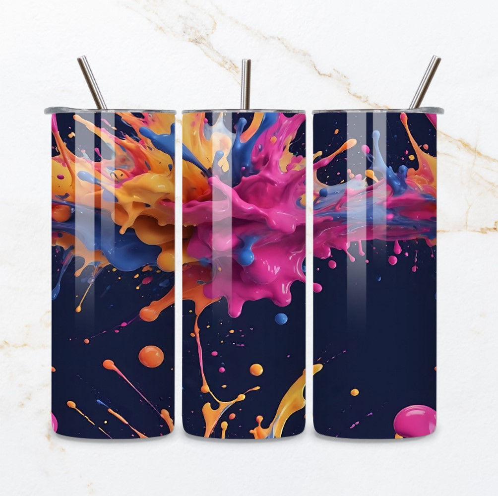 Colorful Paint Splashes