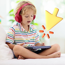 Happy child during reading assessment with The Literacy Corner Inc.’s expert online tutors