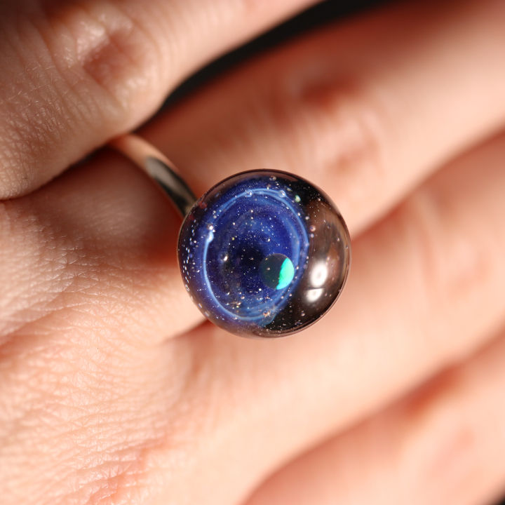 Thumbnail: bague galaxie 