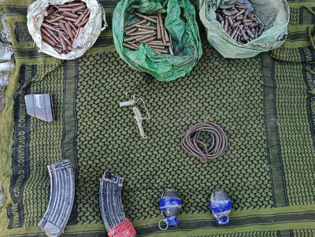 Terror hideout busted in Nawapachi, Kishtwar; Arms & ammunition recovered