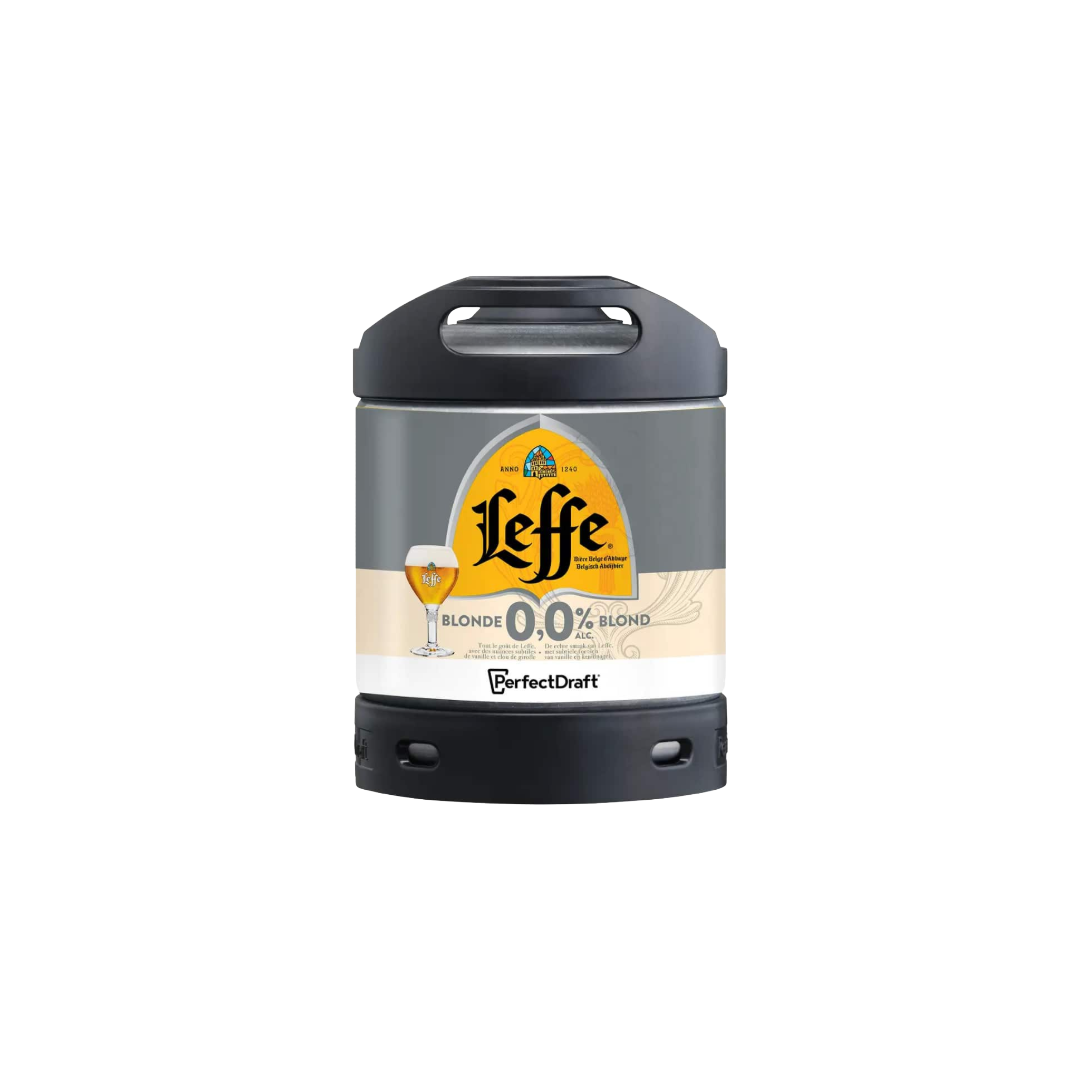 LEFFE BLONDE SANS ALCOOL FUT 6L 0%
