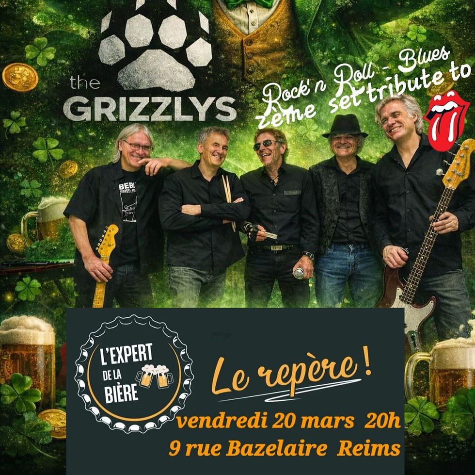 St Patrick & Concert The Grizzlys