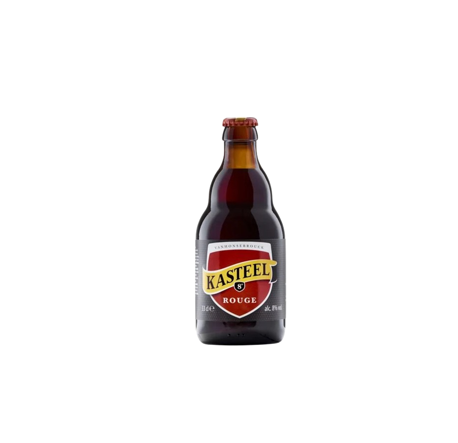 BIERE AROMATISEE KASTEEL ROUGE 33CL 8%