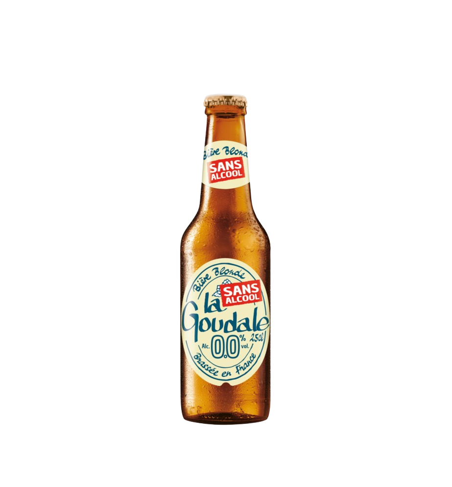 BIERE LA GOUDALE SANS ALCOOL 25CL 0.0%