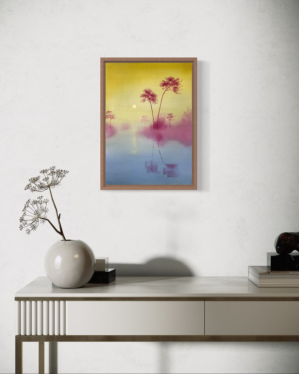 Thumbnail: abstract landscape tree painting