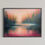 Thumbnail: pink misty lake abstract landscape painting