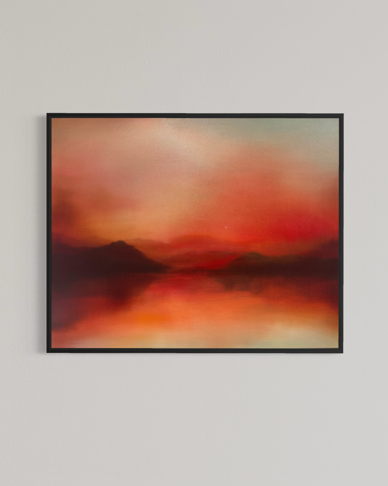 Thinking Of A Place - abstract landscape painting