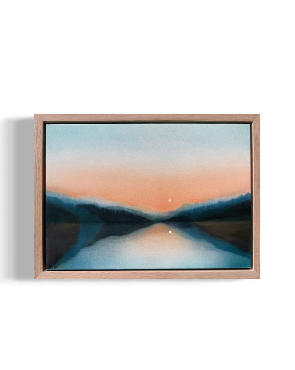 Teardrop - abstract landscape painting