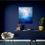 Thumbnail: contemporary landscape painting abstract landscape blue clouds
