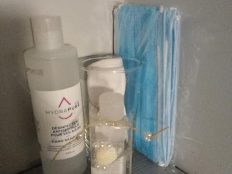 Recette de purell et mes trucs de lavage de masque (recette de sorcière)