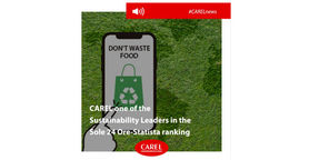 CAREL has been included in the “Sustainability leader” ranking drawn up by Statista