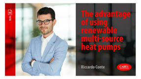 The advantage of using renewable multi-source heat pumps