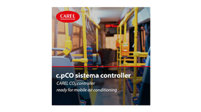 CAREL's c.pCO sistema controller is well-suited for the challenges of CO2 cooling in mobile air cond