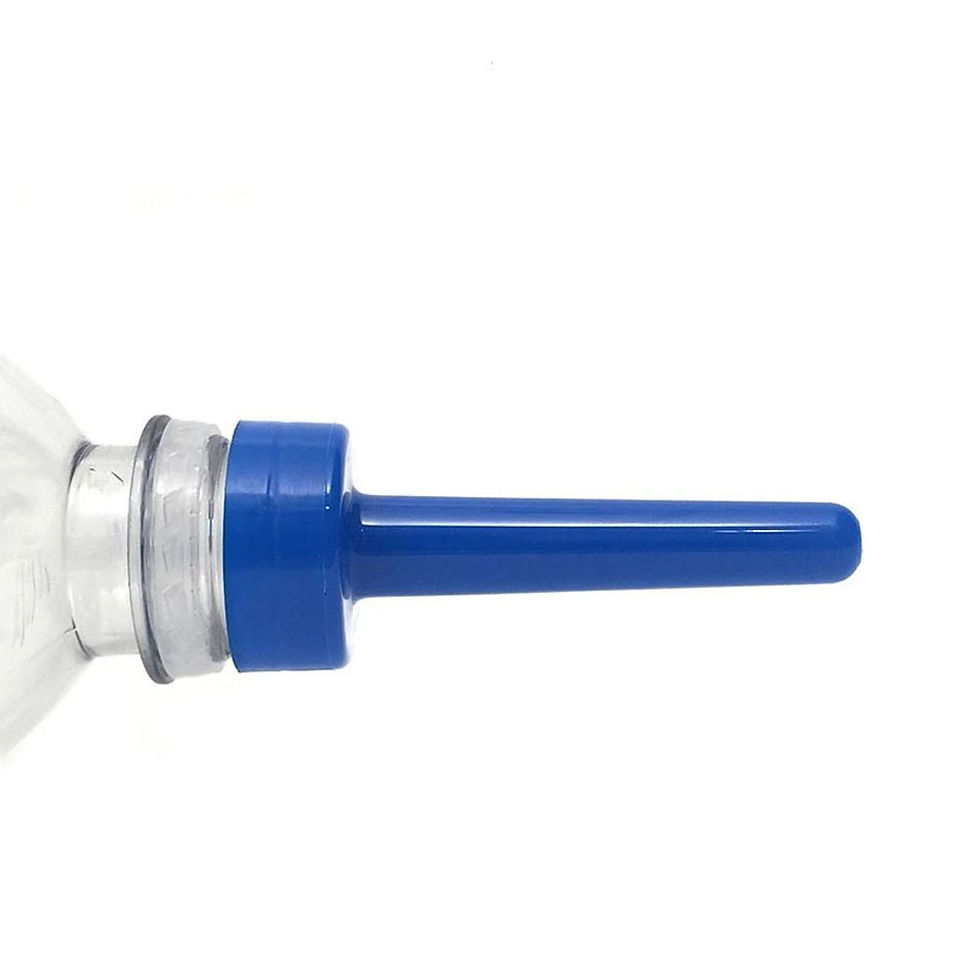 Thumbnail: Boneyard Skwert 1 Piece Douche Nozzle - Blue Douche Nozzle for Water Bottles