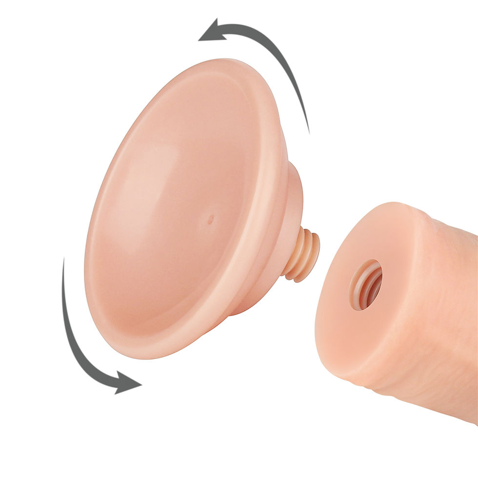 Thumbnail: Sliding Skin Dual Layer Dong - Flesh 20 cm (8'') Dong with Flexible Skin
