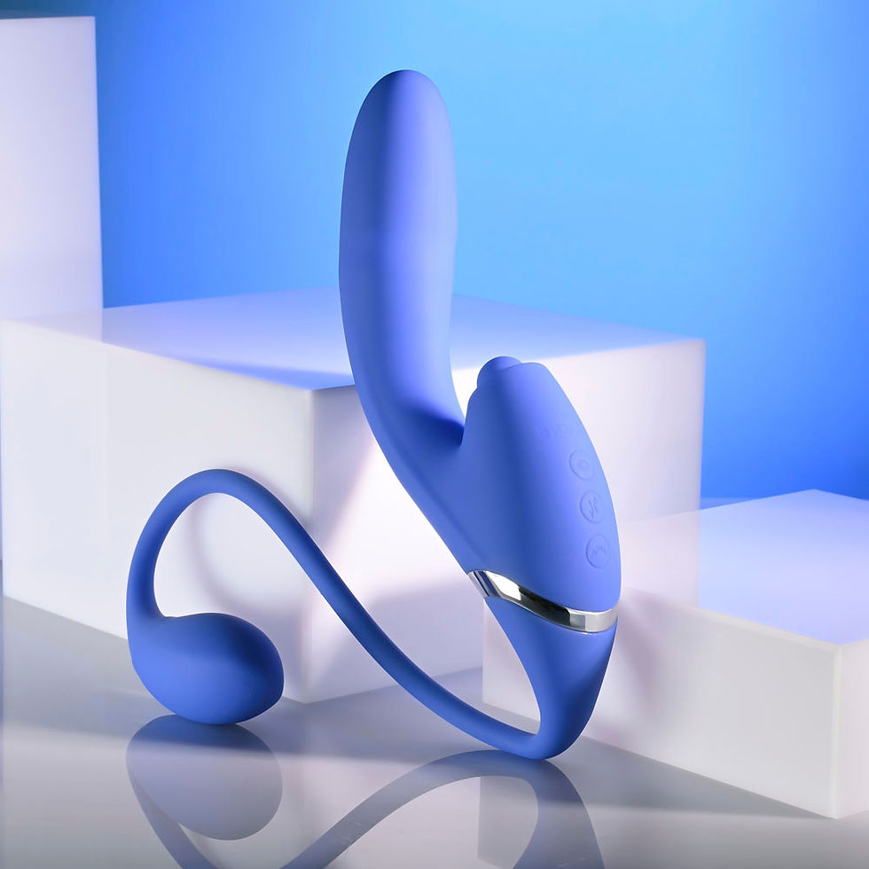 Thumbnail: Evolved ALL IN - Purple USB Recahrgeable Triple Stimulating Vibrator