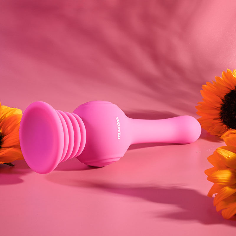 Thumbnail: Evolved GYRO VIBE - Pink 24.8 cm USB Rechargeable Super Vibrator
