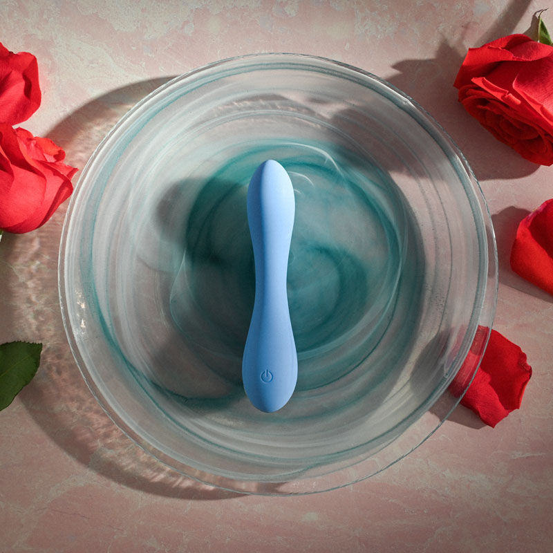 Thumbnail: Evolved BLUE CRUSH - Blue 12 cm USB Rechargeable Mini Vibrator