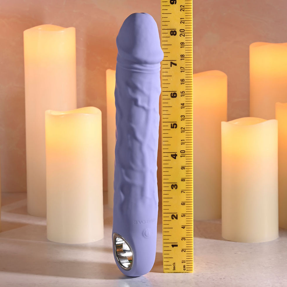 Thumbnail: Evolved LARGE PURPLE FANTASY - Purple 21.8 cm USB Rechargeable Vibrator