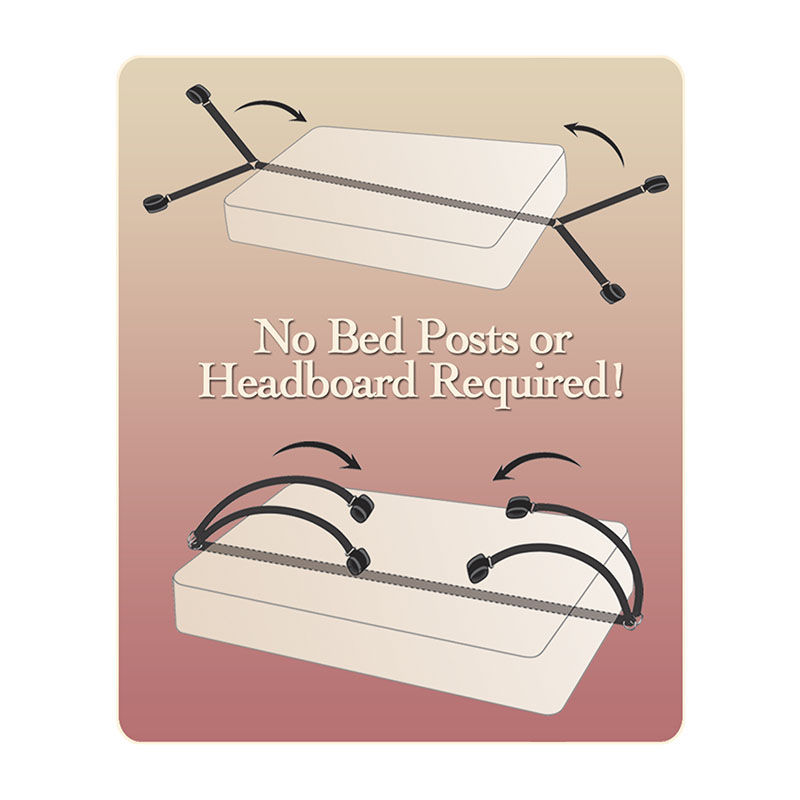Thumbnail: Fetish Fantasy Series Bed Bindings Restraint Kit - Bed Restraint Kit