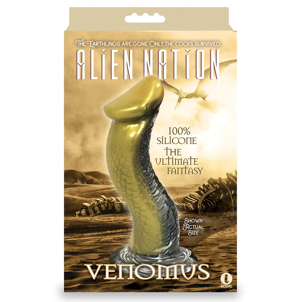 Thumbnail: Alien Nation - Venomus - Gold 22.9 cm Snake Fantasy Dong