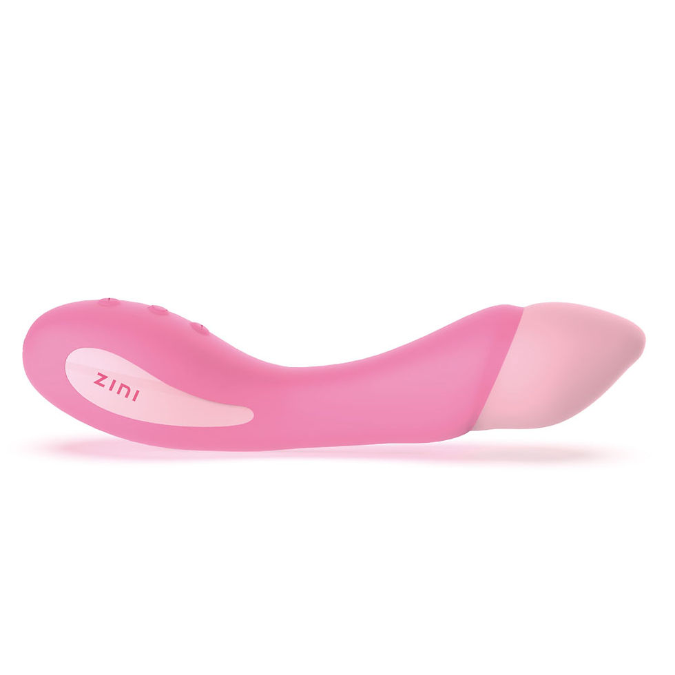 Thumbnail: Zini Bloom - Cherry Blossom 18.2 cm USB Rechargeable Vibrator