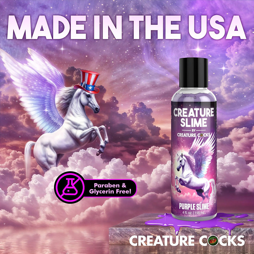 Thumbnail: Creature Slime by Creature Cocks - Purple Slime - Purple Water Based Lubrican...