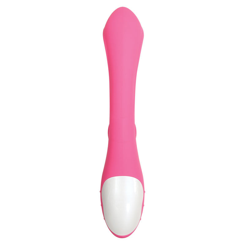 Thumbnail: Evolved Bunny Kisses - Pink 20 cm USB Rechargeable Rabbit Vibrator