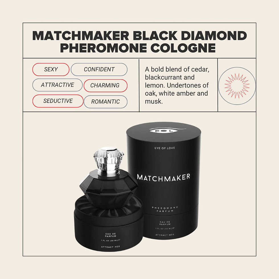 Thumbnail: Eye of Love Matchmaker Black Diamond - 30 ml - Pheromone Cologne for Men to a...