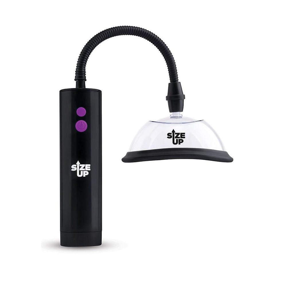 Thumbnail: Size Up Rechargeable Power Plumper Pussy Pump - Clear USB Rechargeable Vagina...