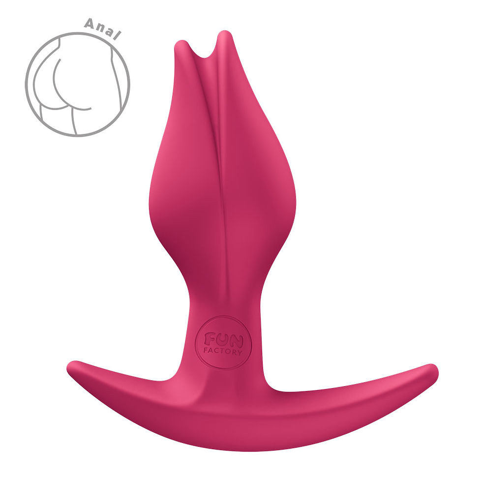 Thumbnail: Fun Factory BOOTIE FEM Raspberry - Raspberry Red 8.5 cm Butt Plug