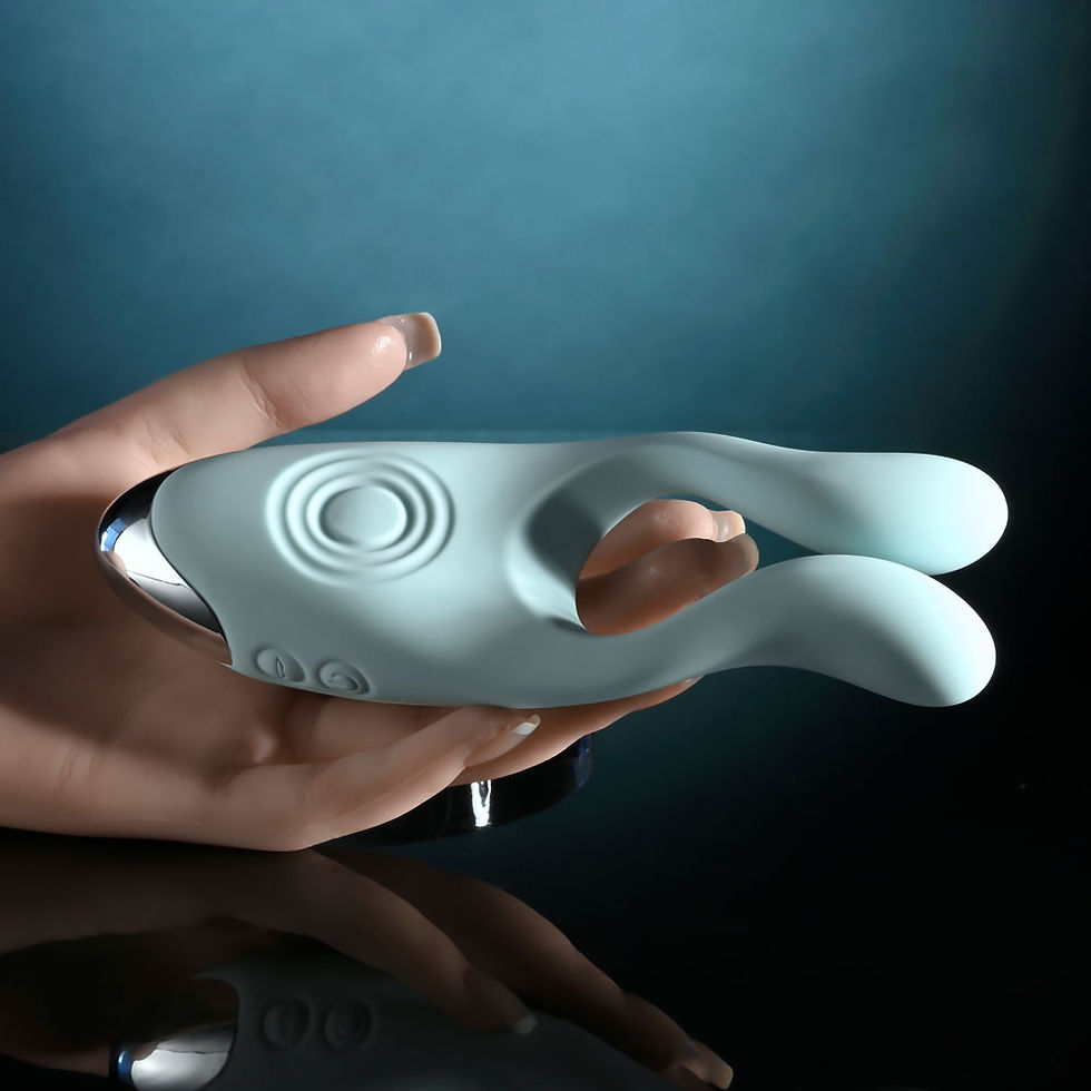 Thumbnail: Evolved COUPLES THERAPY - Teal USB Rechargeable Couples Stimulator