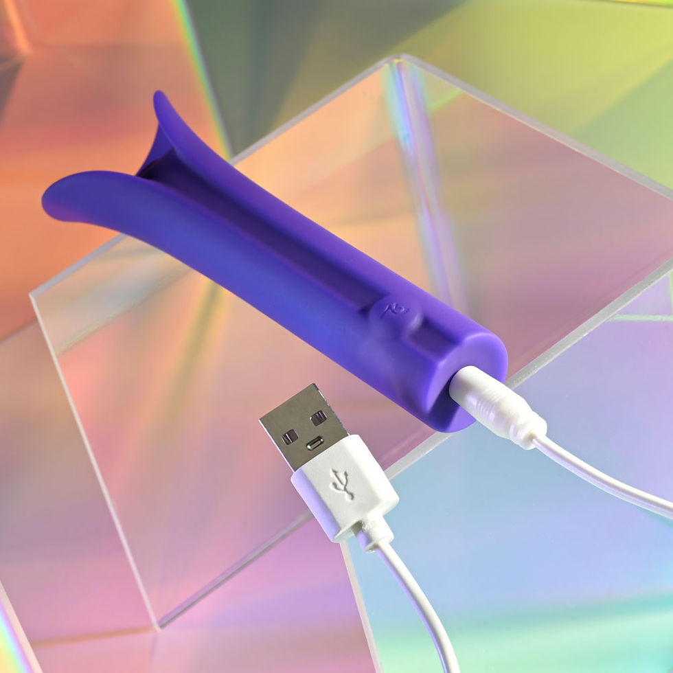Thumbnail: Evolved FULL COVERAGE - Purple 11.9 cm USB Rechargeable Bullet