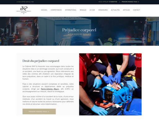 Création du pôle "Préjudices Corporels"