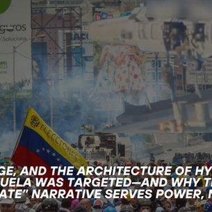 Oil, Outrage, and the Architecture of Hypocrisy: Why Venezuela Was Targeted—and Why the “Narco-State” Narrative Serves Power, Not Justice