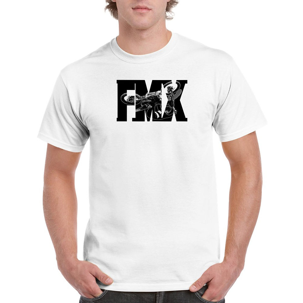 Miniature : T-shirt homme FMX blanc