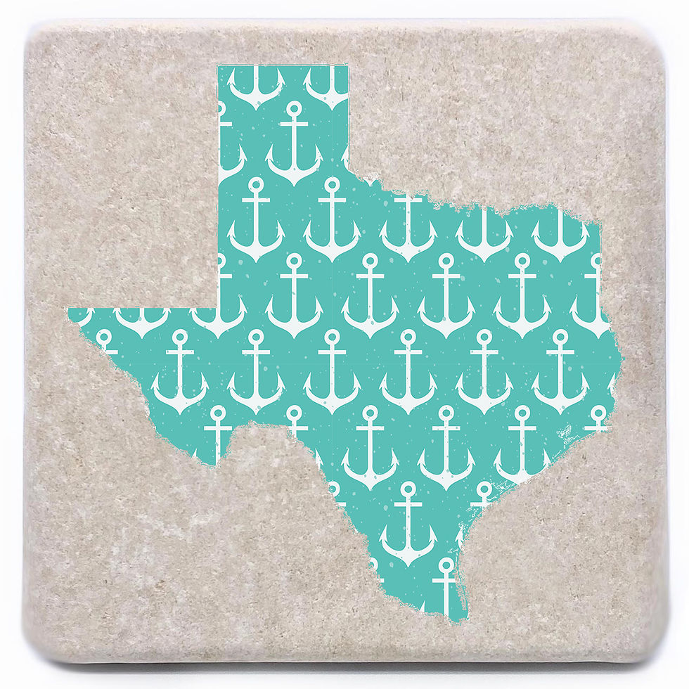 Thumbnail: Texas Anchor Pattern Magnet OR Coaster