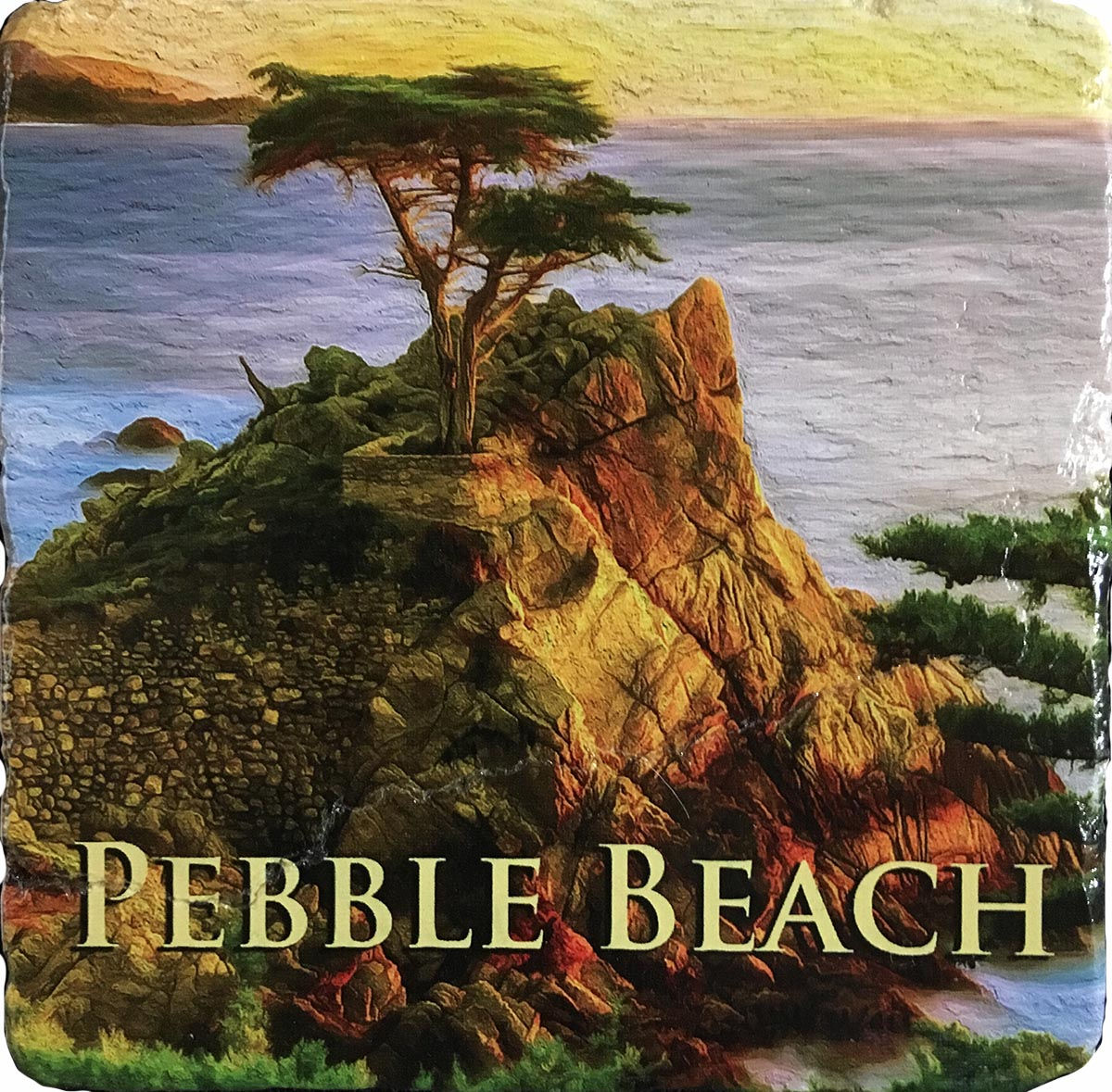 Pebble Beach Coaster in Color