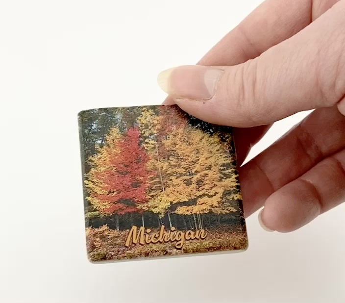 Thumbnail: Custom Lake Magnet *Watercolor*