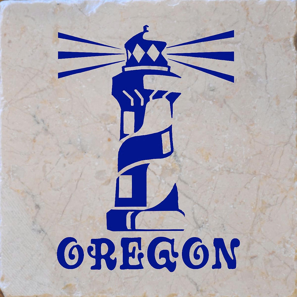 Oregon Lighthouse Coaster