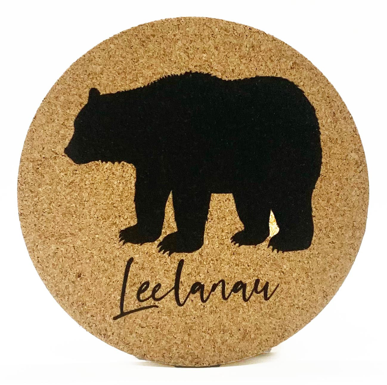 Bear Cork Trivet or Coaster